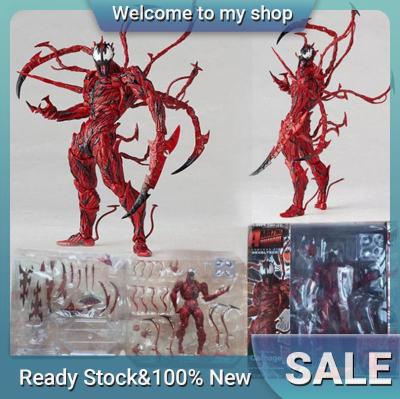 Marvels Spidermans Red Yamaguchi Massacre Venom Carnage PVC Action Figure Model Toys Collection 18CM Boys Gift