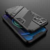 {Shell Superman Digital} พร้อมขาตั้ง Kickstand Armor สำหรับ iPhone 13 12 Pro Max Mini 11เคสกันกระแทกที่วางโทรศัพท์ฝาครอบ PC Coque Fundas Luxury Carcasa