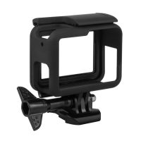 Frame for Hero (2018) / 6 / 5 Housing Border Protective Shell Case Accessories for Go Pro Hero6 Hero5 Black with Quick Pull Movable Socket and Screw (Black)