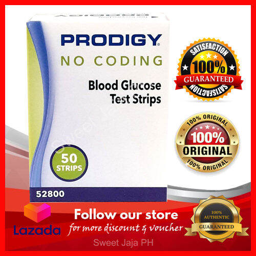 Prodigy No Coding Blood Glucose Test Strips 50 pcs Lazada PH
