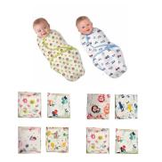 Chăn ủ quấn sơ sinh cotton mềm mịn cho bé Màu sắc & họa tiết ngẫu nhiên