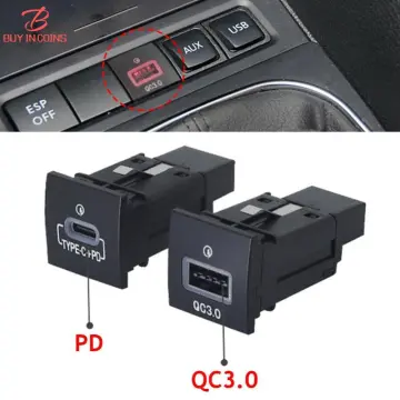 Dual USB Charger Adapter For Volkswagen T5 Transporter: Socket