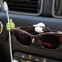 【jw】﹊  Cord Charging Hand-shaped Rubber Holder Glasses Cable Adhesive Car Storag Organizer Accessories