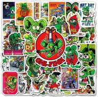 10/30/50pcs Rat Fink Stickers Luggage School Student Diary Hand Ledger Motorcycle Stationery Mobile Phone Guitar Decoration