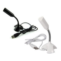 USB Microphone Web Flexible Noise Canceling Mic For PC Computer Laptop Stand