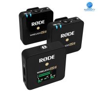 RODE Wireless GO II ชุดไมค์ไร้สายติดกล้องแบบไมค์คู่ 2 ตัว ไมค์ติดกล้องไร้สายแบบไมค์คู่ Wireless System