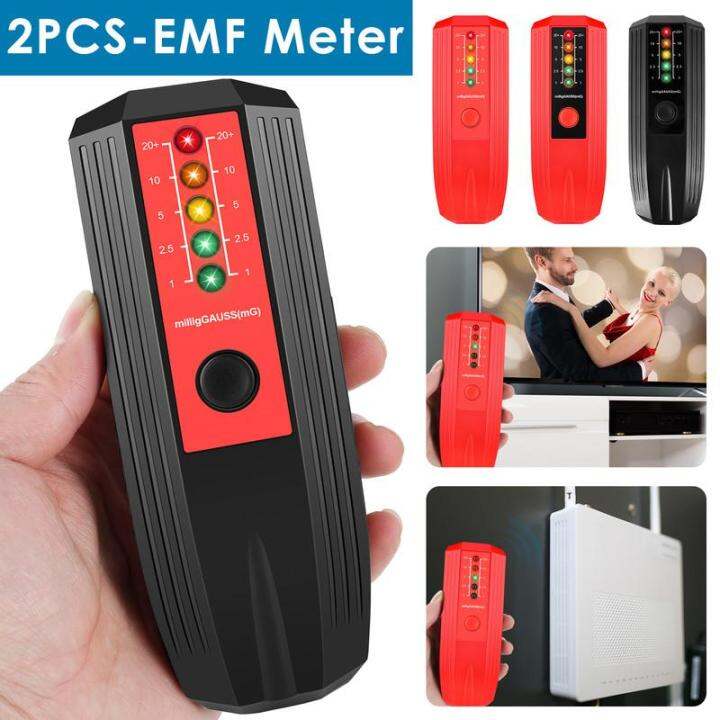 GUFUZI EMF Meter Radiation Detector 2Pcs Radiation Detector 50Hz