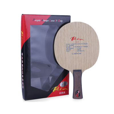 Palio TOM 5 Wood 4 Ti Carbon Offensive Table Tennis Blade สำหรับไม้ปิงปอง