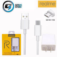 ชุดชาร์จREALME MICRO 2A ของแท้ (สายMICRO+หัว2A) charger Mini Data line ใช้ได้กับรุ่น เรียวมี​​5/​ 5i, 5S/Realme​C2/C3/C17/C1/ รับประกัน1ปี BY GESUS STORE