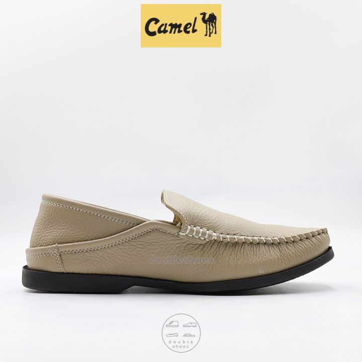 camel-cm126-รองเท้าคัทชูหนังแท้-ชาย-สีน้ำตาล-สีครีม-ไซส์-40-45
