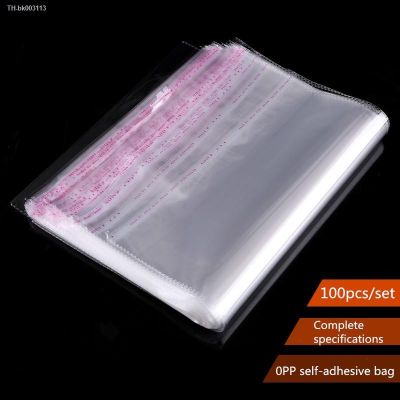 ▨ Multi-size transparent self-adhesive cellophane bags self-locking small plastic bags for candy packaging resealable bags