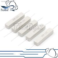 ✴♧ 10PCS 100 New 10W Cement Resistance 0.1 10k Ohm 0.33R 1R 10R 100R 0.22 0.33 1 10 100 1K 10K Ohm