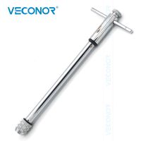 M5-M12 Long Size Adjustable T-Shaped Handle Reamer Screw Extractor Tap Wrench Holder Ratchet Inserted Reverse Direction