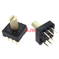 1PCS RH3HAF-10R-V-B coding switch rotary dial switch 10 position 0-9 coding on 3:3 rotary encoder with handle