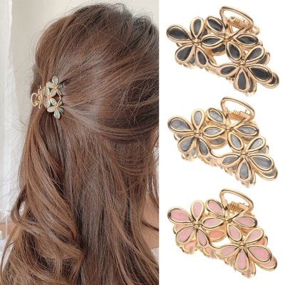 【CC】♗☽❇  Hot 1PC Hair Claw Small Metal Hairpins Headdress Ornament Styling Tools Accessories