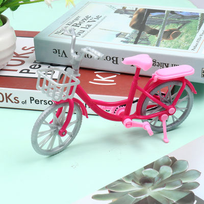 Mazalan บ้านตุ๊กตาจักรยานเดี่ยวตกแต่งภาพเล่นกีฬากลางแจ้งตุ๊กตาของเล่น30ซม.