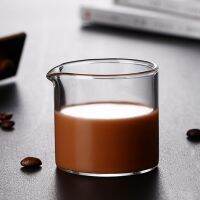 100ml Double-mouthed Transparent Water Cup Milk Cup Heat-resistant Glass Cup Tee Mug Kitchen Jigger For Espresso Coffee