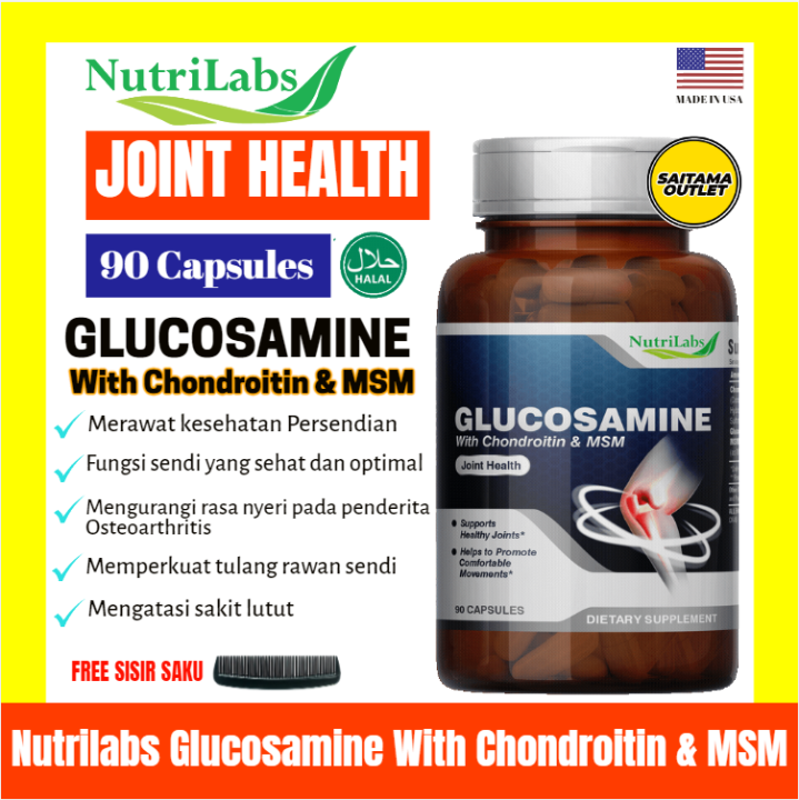 Nutrilabs Glucosamine with Chondroitin MSM NutriLabs USA Berfungsi