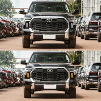 ไฟวิ่งกลางวัน LED สำหรับ Toyota Tundra 2023 Daylight รถ DRL ไฟเลี้ยวสีเหลืองไฟหน้าอัตโนมัติ