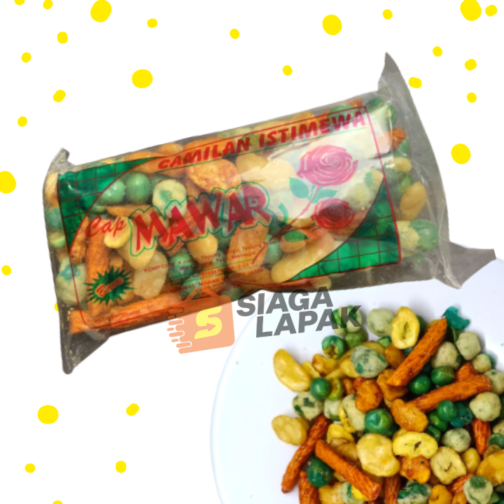 Kacang Mix Aneka Varian Cap Mawar Koro Bawang Atom Telur Lazada Indonesia