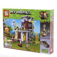 ProudNada Toys ของเล่นเด็กชุดตัวต่อเลโก้มายเวิรด์(กล่องใหญ่สุดคุ้ม) S 1063 MY WORLD 468+PCS 1063