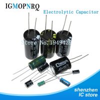 20pcs 35V-470uF Aluminum Electrolytic Capacitor 4V 10V 16V 25V 100UF 220UF 330UF 680UF 47UF 10UF 22UF Electrical Circuitry Parts