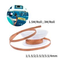 Desoldering Braid Tape Copper Welding Solder Remover 1/1.5/2.5/3/3.5/4mm Wire Soldering Wick Tin Lead Cord Flux BGA Repair Tool Cleaning Tools