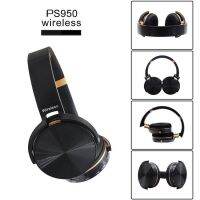 Wireless Bluetooth 4.1 Headphone Stereo หูฟังบลูทูธเเบบครอบหู รุ่น PS950