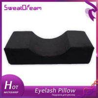 Lash Pillow Neck Support Eyelash Pillow Soft Grafting Eyelashes Memory Foam Eyelash Extension Pillow Makeup Salon with Pocket