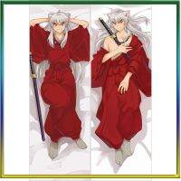 60x180 ซม. อะนิเมะสไตล์ญี่ปุ่น Inuyasha หมอนหมอนผู้ชายกอดหมอนรองหมอนพิมพ์สองด้าน Okura หมอน