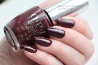 OPI Infinite Shine - Stick to Your Burgundies ยาทาเล็บสีกึ่งเจล ติดทนสวยนานกว่า โทน deep burgundy แดง แท้ ?%