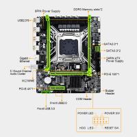 เมนบอร์ด X79D Milageto 2.0เมนบอร์ด SATA3.0 Pci-E 2x 4x DDR3เมนบอร์ดคอมพิวเตอร์เดสก์ท็อป