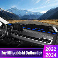 สำหรับใหม่ Mitsubishi Outlander IV 4 MK4 2022 2023 2024รถ Dashboard Sun Shade Cover Mat เครื่องมือโต๊ะพรมอุปกรณ์เสริม