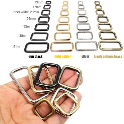 Metal High Quality Thickened Handbag Leather Bag Strap Belt Webbing Dog Collar Chain Rectangle Square O D Ring Buckle Clasp DIY Furniture Protectors R