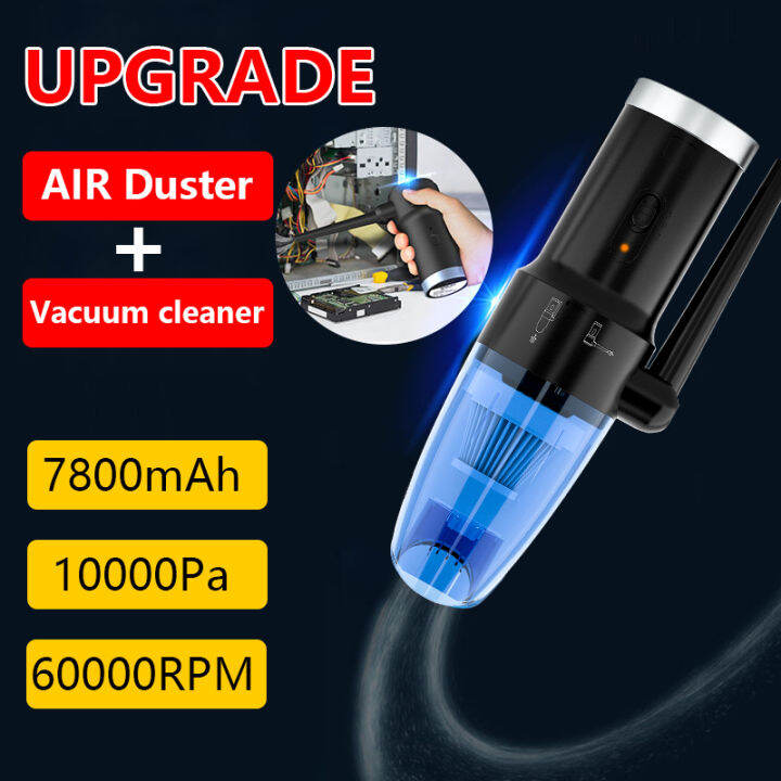 Handheld Air Duster Vacuum Cleaner for Car Mini Electric Air Blower for