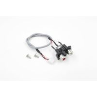 ❧♞▽ Audio socket Lotus seat Two-channel audio adapter Cable 300mm With plug