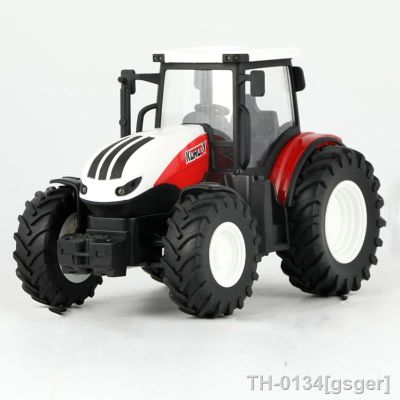 ♘ Tractor Trailer com faróis LED Set 1:24 Carro de controle remoto Truck Mock Boy Gift 2.4ghz