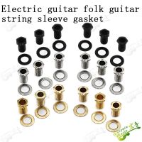 1 Set ( 6 Pieces )  guitar closed head button sleeve nut gasket Metal Guitar Machine Heads Tuners Nuts/ Bushings/Ferrules Guitar Bass Accessories