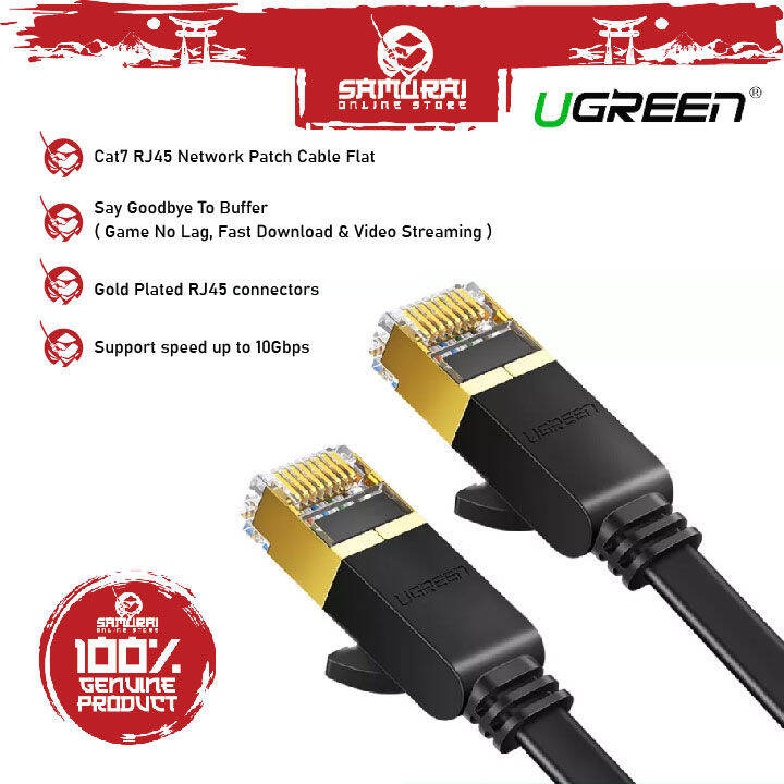 UGREEN Cat 7 Cable Network Cable LAN Cable UTP RJ45 ( Flat
