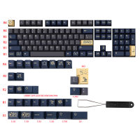 135 Keys ชุด GMK Stargaze ปุ่มกด PBT ย้อมระเหิดเชอร์รี่รายละเอียดหมวกที่สำคัญกับ ISO ใส่สำหรับสหภาพยุโรปเค้าโครงแป้นพิมพ์กล