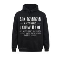 Camiseta clásica Ask Dziadzia Anything para niños, sudaderas con capucha de manga larga, regalo único divertido, novedad de verano/otoño