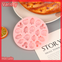 Variety ✨Hot Sale✨ เครื่องทำโดนัทผลไม้ขนาดเล็กทำจากซิลิโคน1ชิ้นแม่พิมพ์เค้กมัฟฟินช็อคโกแลตคุกกี้ขนมเครื่องมือในครัวแบบแฮนด์เมด