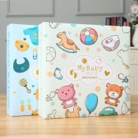 6inches Handwritten Photo Album Pocket Style Baby Growth Photos Collection Large-capacity DIY Memories Book Birthday Gift  Photo Albums