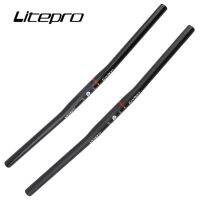 Litepro Full Carbon Fiber Folding Bike Horizontal Handle Bar 25.4*540/580MM One-shaped Ultralight Bicycle Straight Handle