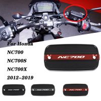 ✈❧สำหรับ Honda NC700 NC700S NC700X NC 700 S/X 2012-2019 2018เบรคหน้ารถจักรยานยนต์กระปุกน้ำมันไฮดรอลิกฝาฝาถังน้ำมันอุปกรณ์เสริม