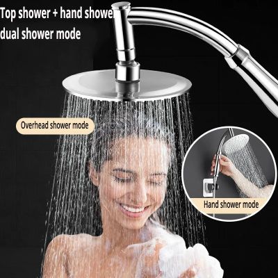 6 inch shower head stainless steel shower head water saving bathroom rain spa square handheld shower head  by Hs2023