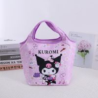 hot！【DT】●  Kawaii Sanrioed Kuromi Cinnamoroll Storage Cartoon Thermal Insulation Student Bento Handbag