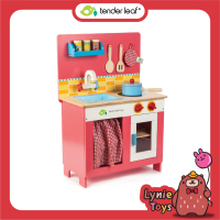 Tender Leaf Toys ของเล่นไม้ ชุดครัวเด็ก ของเล่นบทบาทสมมติ ชุดครัวเชอร์รี่พาย Cherry Pie Kitchen