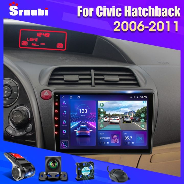 For Honda Civic Hatchback 2006-2011 Car Radio Multimedia Player Android 11  DSP 8 Core GPS Carplay Auto 4G 8+128G Video Stero