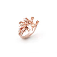 Dallar/The New Alphabet Ring (Pink gold)